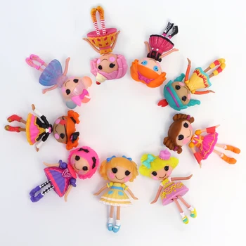 1pc 3Inch Originalūs ĮRAŠAI Lalaloopsy Lėlės Mini Lėlės Mergaitės Žaislas 