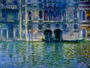 Aukštos kokybės Aliejaus tapybos Drobės Kopijos Palazzo da Mula ne Venecija (1908) Pateikė Claude Monet Paveikslą rankomis dažyti