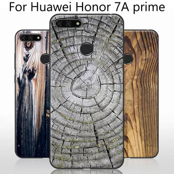 Medienos grūdų, telefono dėklai Huawei Honor 7A žaisti premjero atveju, minkštas galinio dangtelio Honor7A premjero korpuso dangtelis Garbę 7Aprime atveju