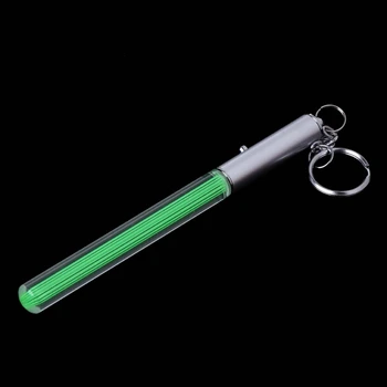 10vnt 1Pcs Patvarus Švyti Pen Flash Žibintuvėlis, Magic Wand Stick Lightsaber LED Šviesos Keychain Naujas