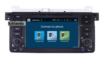 4G+32G 8 Core Android 8.1 automobilių dvd grotuvas už BMW E46 M3 Su Wifi, 3G, 4G, GPS, 