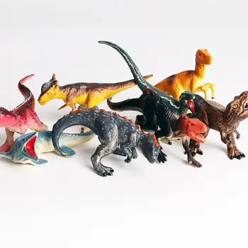 8pcs/set Modeliavimas Mini Dinozaurų Modelis Žaislas Kūrybinės Veiklos Žaislas Dinozaurų Rinkinys, Kolekcija Apdailos Duomenys Gyvūnų Modelio A9A9