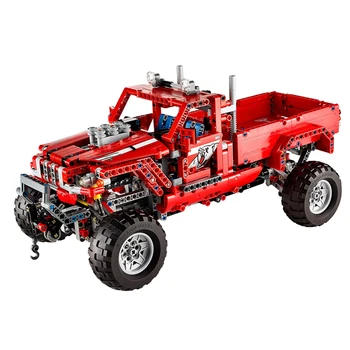 Naujas 3362 Pritaikytos Pick-Up Truck Sunkvežimių Kūrimo Bloką Plytų Žaislas Berniukas Žaidimas Modelio Automobilių 