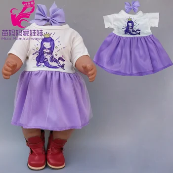 43cm naujas gimęs Kūdikis Lėlės pajama drabužius 40cm lėlės drabužiai vaikams mergina žaislai, dėvėti