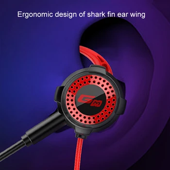 Laidinio Žaidimų Ausinės Profesinės In Ear Ausines 3,5 mm Heavy Bass Garso Kokybės Muzikos, Sporto Ausinės iPhone Samsung