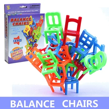 Balansas kėdės žaislai Plastiko kėdės žaislas, skirtas Vaikų Mokymąsi, Švietimo, įdomus žaidimas vaikams, dovana