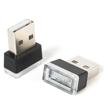LED dienos Šviesos Mini Automobilių Interjero Priedai, Aplinkos Šviesos Universalus Tipas USB