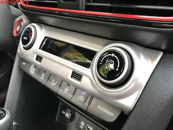 BJMYCYY Automobilių optikos Automobilių oro kondicionavimo sistema rankenėlę dekoratyvinis rėmas, Skirtas Hyundai Kona Encino 2018 2019