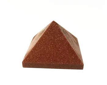 4-5cm Gamtos aukso smėlio, akmens piramidės baldų didmeninė