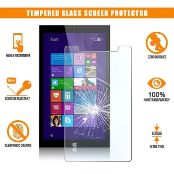 Ekrano apsaugos Linx 8 Tablet Grūdintas Stiklas 9H Premium Atsparus Įbrėžimams, Anti-Scratch, Anti-pirštų atspaudų Raštas Dangtis