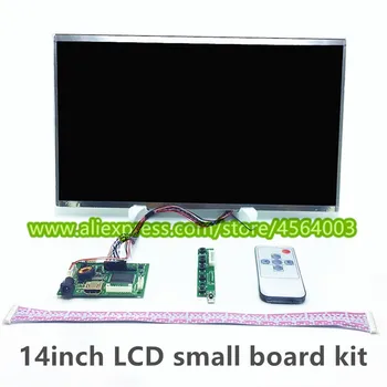 14inch 1366*768 TFT didelis ekranas LVDS LCD Valdiklis stebėti HDMI mažas vairuotojo lenta, Garso VGA 2AV mini Aviečių pi Modulis rinkinys
