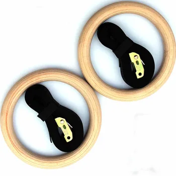 28/32mm aukštos kokybės beržo ir buko gimnastikos žiedai sporto mediniai žiedai bold fitneso žiedai, sveikatingumo mediniai žiedai