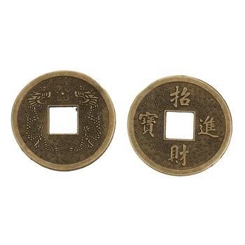 50x Feng Shui Monetų Senovės Kinų Likimo Monetos, Sveikatos, Geros Kloties Žavesio
