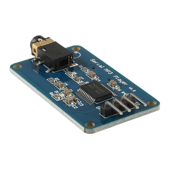 YX5300 UART TTL Serijos Kontrolės MP3 Muzikos Grotuvas Modulio laikiklis MP3/WAV Mikro SD/SDHC Kortelė Arduino/AVR/ARM/PIC