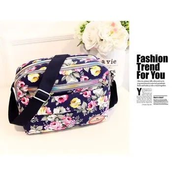 Moterų Rankinės Spausdinimo Drobės Krepšys Peties Shopper Bag Ponios Vasaros Kosmetikos Krepšys Crossbody Krepšys