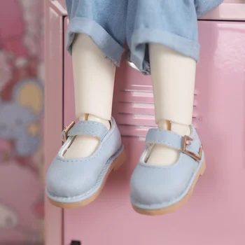 BJD-6 taškai kūdikių bateliai odiniai batai 1/6 Yosd kūdikių kortelės mėsos lėlės batai lėlės priedai