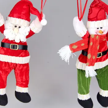 Kalėdų Utenciles Kalėdų Vyresnio Amžiaus Parašiutu Pakabukas Sniego Santa Claus Ornamentu Kalėdų Dekoracijos