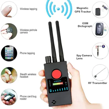 G528 Belaidžio ryšio Signalų Detektorius Anti-slapto pasiklausymo Anti-Tiesus, Kameros Ieškiklį GSM Klausymosi Prietaisas GPS Signalo Blokatorius