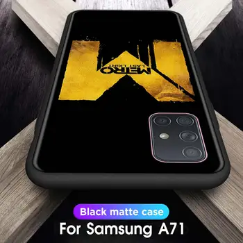 Metro 2033 Telefono dėklas Samsung Galaxy A50 A70 A51 A71 A10 A20 A10e A20s A30 A40 A60 A21s A31 A41 Minkštas Atvejais Dangtis