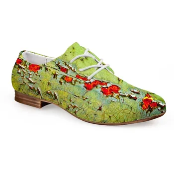 Noisydesigns Moterų Oxfords batai Antikos Stilius Senas Ieško Spausdinti Moterų Atsitiktinis Odos Derby batų Merginos Butas, Verslo Suknelė Batų