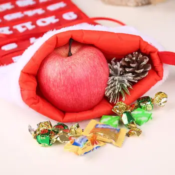 Mielas Kalėdų Kalendoriaus Pakabukas neaustinių Apple Saugojimo Krepšys Gyvulių Formos Namo Kalėdos Festivalio Drop Ornamentu Amatų