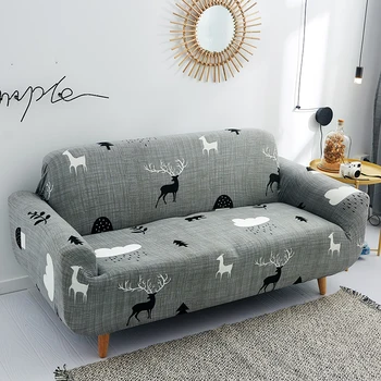 Paprasta Stiliaus sofa apima Pilka Elegantiška kampe sofa cover elastinga, kurių skerspjūvio sofos Kambarį Namų Baldai Raštas