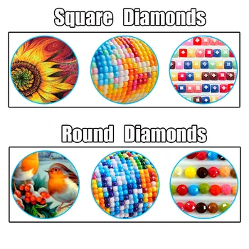 Kvadratiniu Diamond siuvinėjimo kryželiu gyvūnų Visiškai Apvalus Deimantas mozaika Raudona papūga 3D 