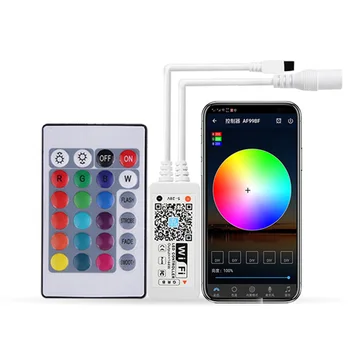 WiFi RGB Juostos Šviesos Kontrolierius, Mini Led Valdiklis Bluetooth/Wifi 24-mygtuką Alexa Balso Nuotolinio LED Juostos Lempos, LED Juostos