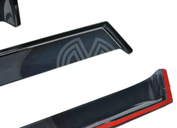 Дефлекторы боковых окон для Mazda CX-5 2012-2017 ветровики украшение стайлинг защита от дождя грязи солнца тюнинг