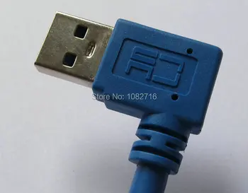 2 vnt / Straipsnis Blue USB 3.0 moterų ir vyrų 90 kairiojo kampo laipsnis pratęsimo laido jungties adapteris kabelio 30cm nešiojamas ir kt.