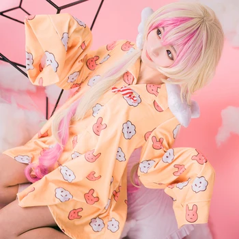 Stebuklinga Mergaitė Ugdymo Projekto cosplay Sanjo Memu Nemurin cos Helovinas Japonų animacinių filmų merginos Lolita kostiumas pižama