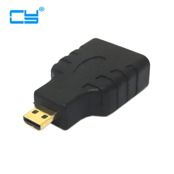 1pcs HDMI moterį, Micro HDMI Male F/M Konverteris Adapteris Jungtis, HD TV Fotoaparatas Black HDMI Vyrų ir Moterų Skaičiuoklė