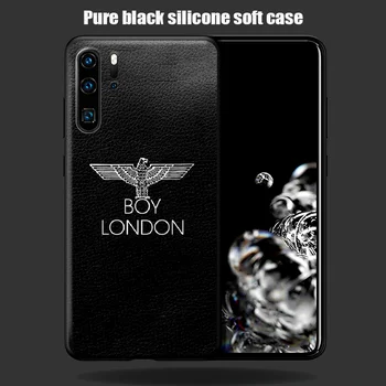 Londono Mados Prekės ženklas Berniukas Telefoną Atveju Huawei P Mate 10 20 30 40 Pro Lite Smart 2019 2021 juoda Ląstelių Tpu Atgal Prabangos Shell