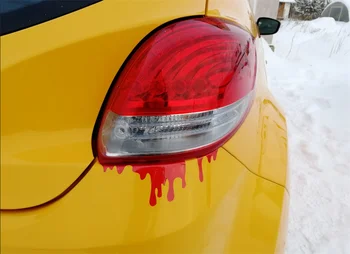 Automobilio namų stiklo sąsiuvinis asmenybės lipdukas helovinas siaubo kraujo lašas 