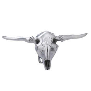 Derliaus Vakarų Naujovė Lydinio 3D Karvės Galva Diržo Sagtį, už Diržo Plotis 3.6-3.9 cm