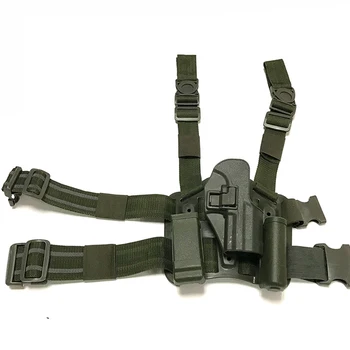 Dešinę Ranką, Greitai Lašas Kojos Dėklas, Skirtas HK USP Compact Pistoletas Karinės Airsoft Medžioklės Šaudymo Pistoletas Atveju Šlaunies Dėklas