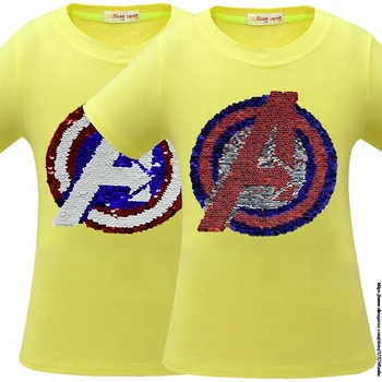 Disney Vasaros Vaikų Marškinėliai Super Harajuku China dvipusis modelio Marškinėlius SpiderMan marškinėliai Berniukams, Kūdikių Viršūnės