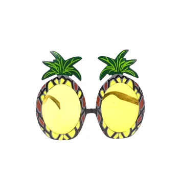 1 Vnt Havajai Akiniai nuo saulės Soda Sulčių, Tropinių Vasaros Paplūdimio Akiniai Dekoro Havajų Luau Šalis Tiekia Flamingo Ananasų akiniai