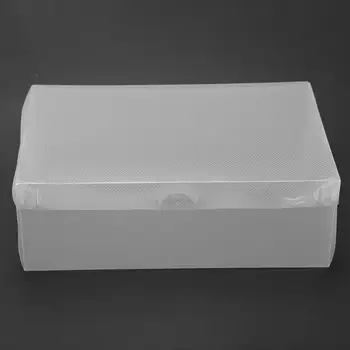 10vnt Skaidraus skaidraus Plastiko Batų dėžės Saugykla, Batų Dėžės, Sulankstomas Batai Atveju Savininkas Skaidriai Batai Organizatorius Atvejais Dėžės