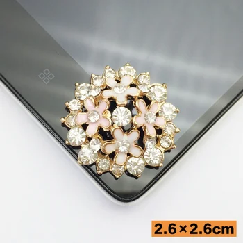 Karšto Pardavimo nemokamas pristatymas didmeninė 2.6 cm 20pcs Vestuvių diamond Mygtuką cirkonio Mygtuką 