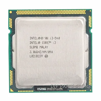 Intel Core i3 540 i3-540 3.0 GHz/ 4 MB Socket LGA 1156 PROCESORIUS Procesorius HD Palaikomi atmintis: DDR3-1066, DDR3-1333