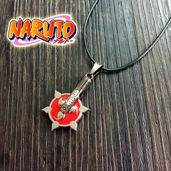Anime Naruto Karoliai Cosplay Priedai Ninja Logotipas Sharingan Pakabukas Mados Vyrai Moterys Karoliai