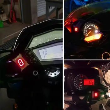Nauja 6 laipsnių Pavarų Rodyti EKIU Plug Mount Indikatorius 1-6 Lygį Pavarų Indikatorius Tinka Honda CB400F CB500X CBR600RR CB650F