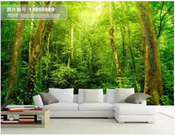 3d foto tapetai užsakymą freskos Saulės miškų didelis medis dekoracijos, tv foną, namų dekoro kambarį tapetai, sienų ir 3 d