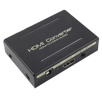 HDMI o Extractor Splitter į SPDIF Optinė RCA Stereo L/R Analoginis Keitiklis