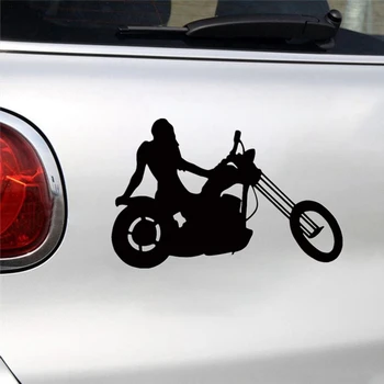 30331# Motociklo mergaitė automobilių lipdukas atspindintis automobilio lipdukas vandeniui lipdukai ant automobilių, sunkvežimių bamperio galinio lango vinilo mirti supjaustyti ne bg