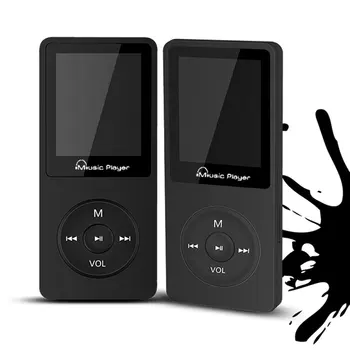Didelės Atminties Talpos MP3 Grotuvas Parama 64GB Muzika Media Player Nešiojamų Diktofonas, FM Radijo Grotuvas Lašas Laivybos