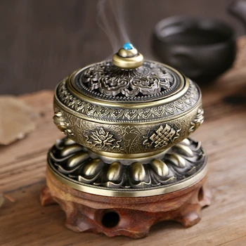 Nešiojamų Smilkalų Degiklis Keramikos Kinijos Degiklis dūmų krioklys incence savininko namų dekoro vaško lydymo degikliu aromatas degiklis QBA60XXL