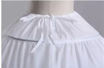 6 Žiedas Baltas Mergina Jupon Femme Vestuvių Suknelė Moterims Priedai Enaguas Para Vestidos Mujer Sandėlyje