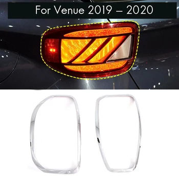 ABS Chrome Galiniai Šviesos Lempos Dangtelio Apdaila Stabdžių Žibintas Dekoracija Hyundai Vieta 2019-2020
